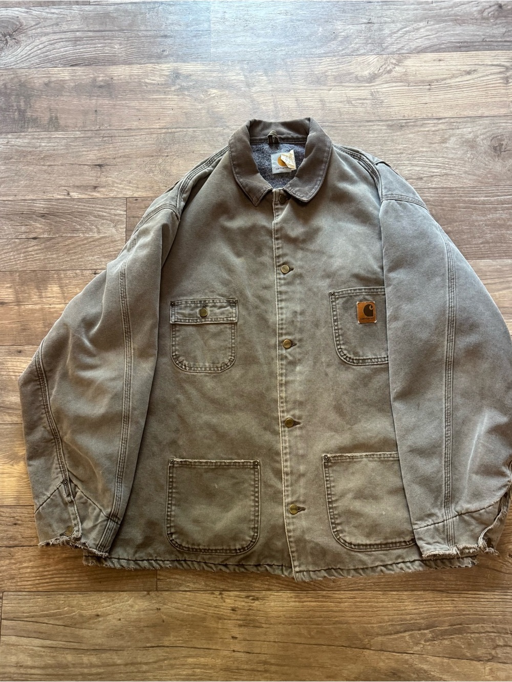 Vintage Y2K Men’s Carhartt Blanket Chore Jacket